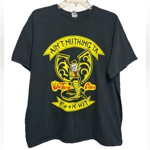 Wu-Tang Clan Ain’t Nuthing Ta F Wit Cobra Kai T-Shirt Size XL